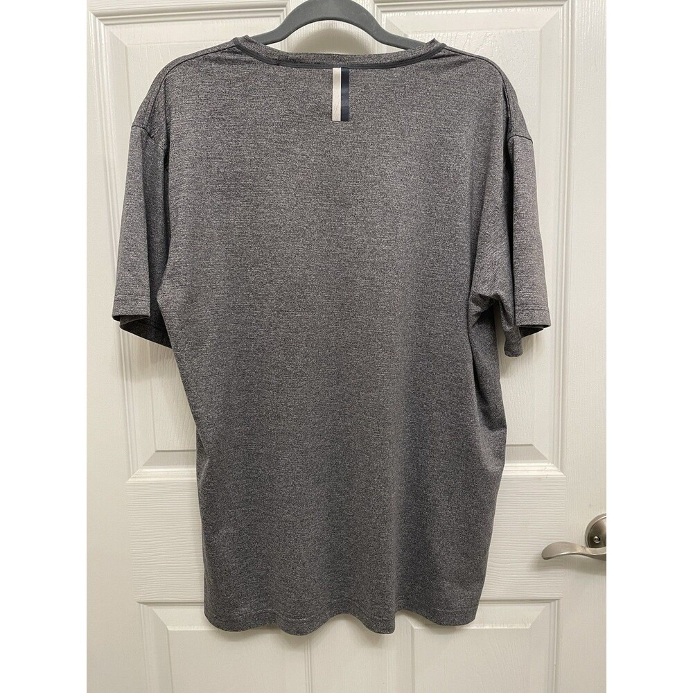 Rhoback Shirt Mens Large Gray Golf Performance Crew Neck Stretch Athletic Tee - Picture 4 of 6